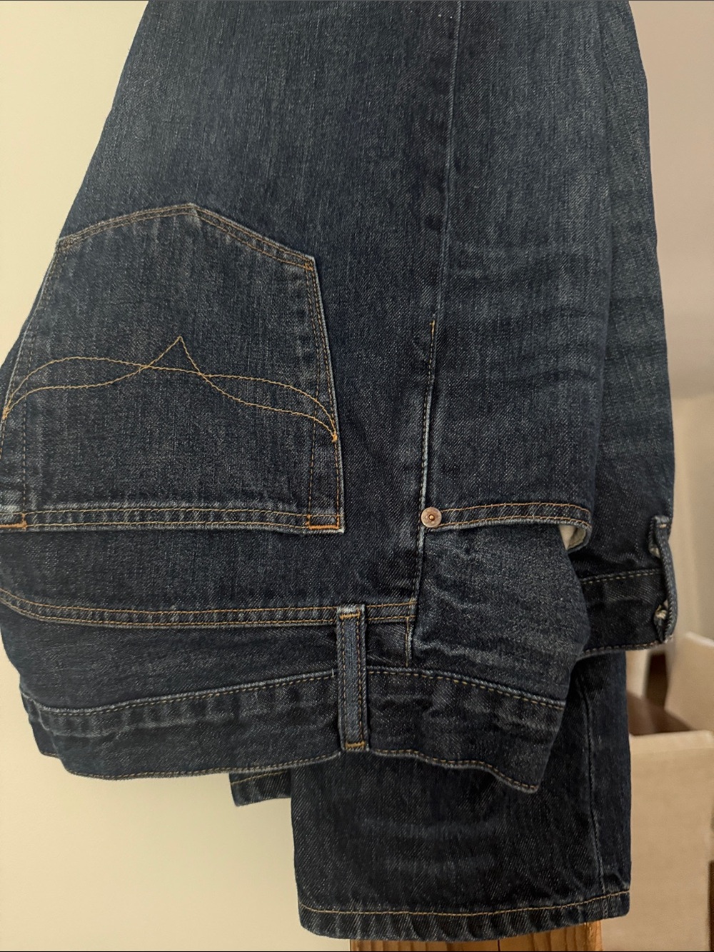 Polo by Ralph Lauren Men's Dark Indigo Straight Jeans